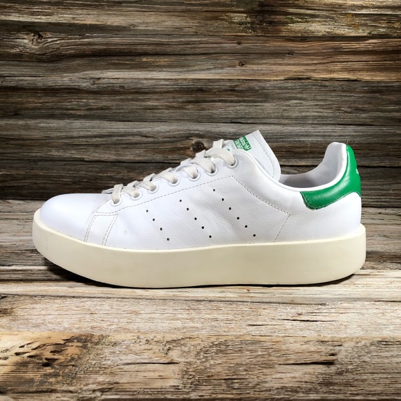 Adidas Stan Smith Original White Green Sneakers - Picture 3 of 8